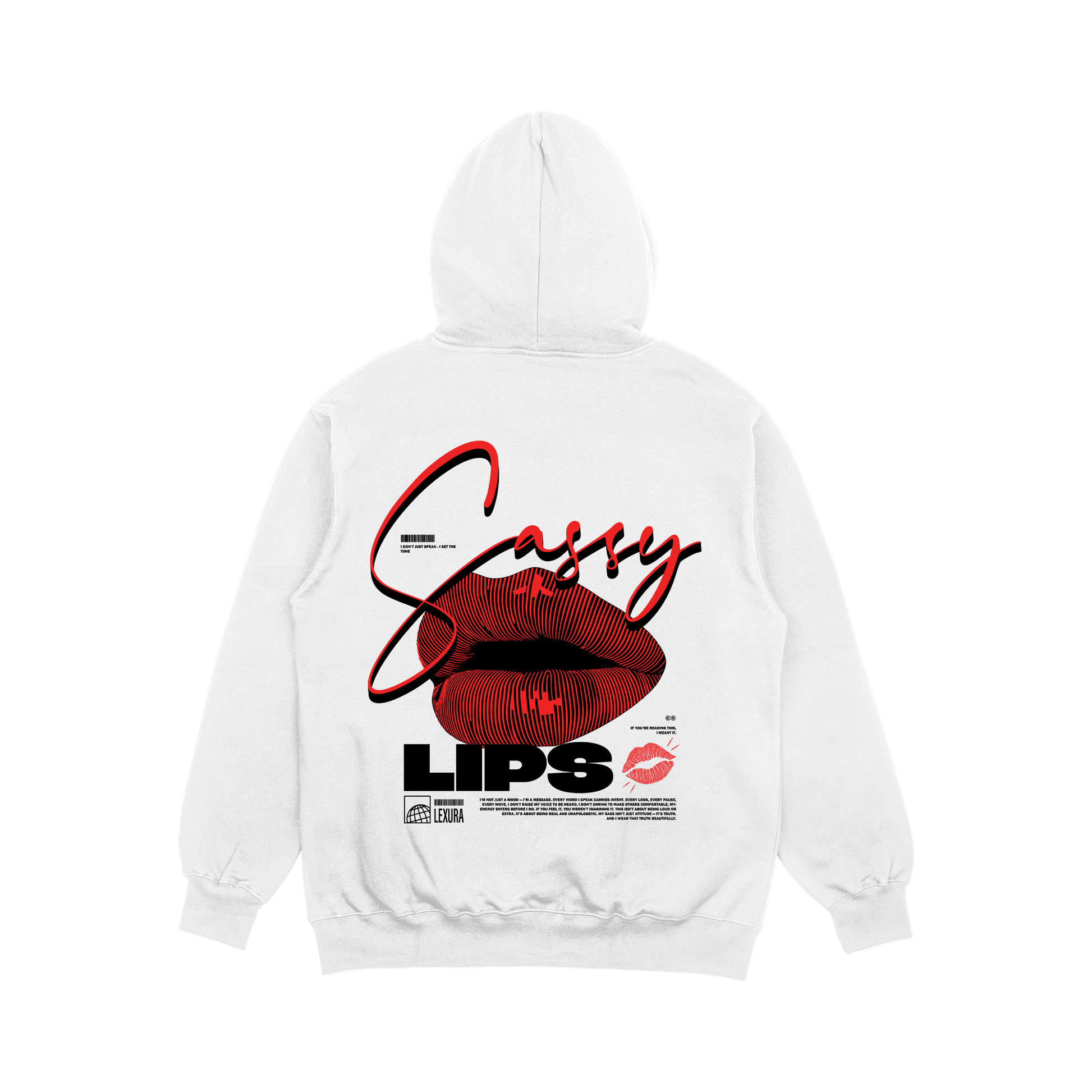 LEXURA "Sassy Lips" Hoodie